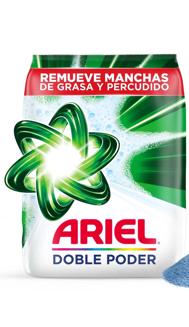detergente en polvo ariel