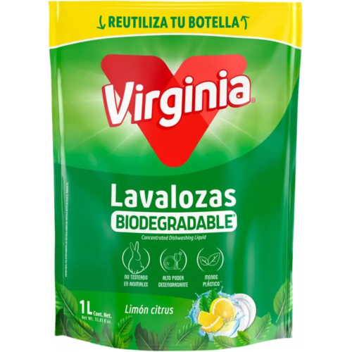 Lavalozas biodegradable Virginia