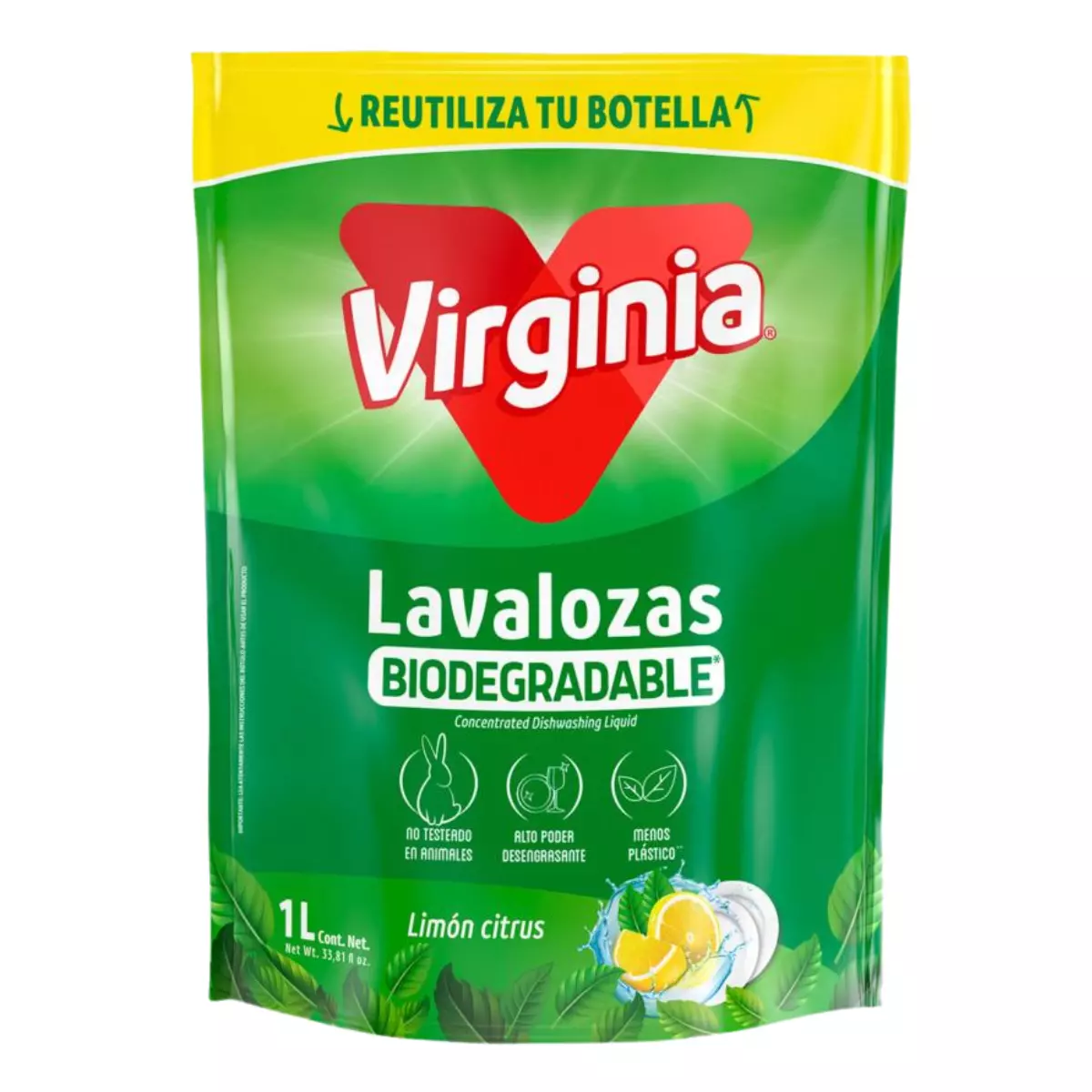 Lavalozas biodegradable Virginia