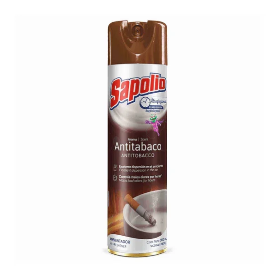Ambientador en Aerosol Sapolio Antitabaco 360 ml