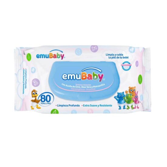 Toallitas Húmedas Emubaby 80 Unidades