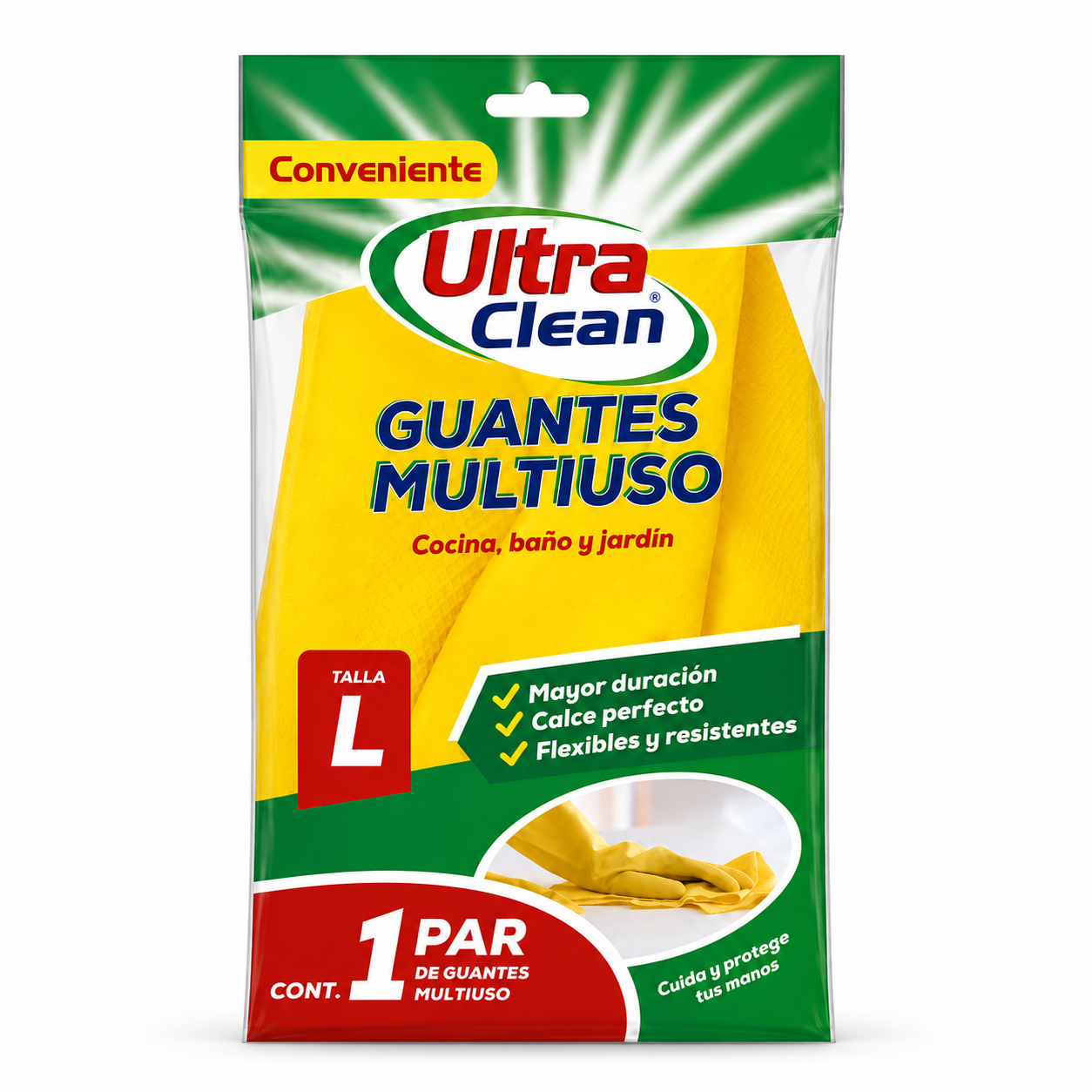 Guantes de Limpieza Ultra Clean Talla L