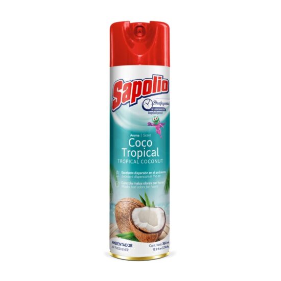 Ambientador en Aerosol Sapolio Coco Tropical 360 ml