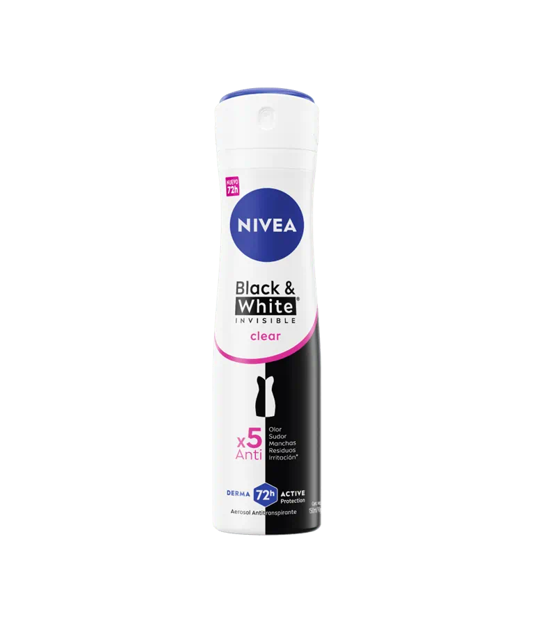 Antitranspirante en Spray Nivea Black & White Clear Women 150 ml
