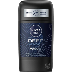 Antitranspirante en Barra Nivea Men Deep Dark Wood 50 g