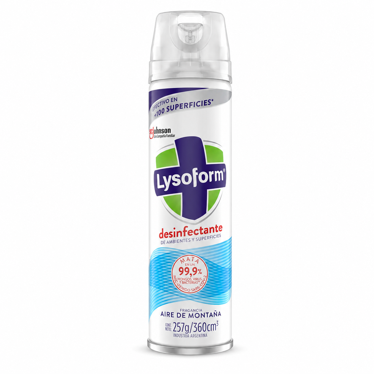 Desinfectante Lysoform Aire Montaña 360 ml