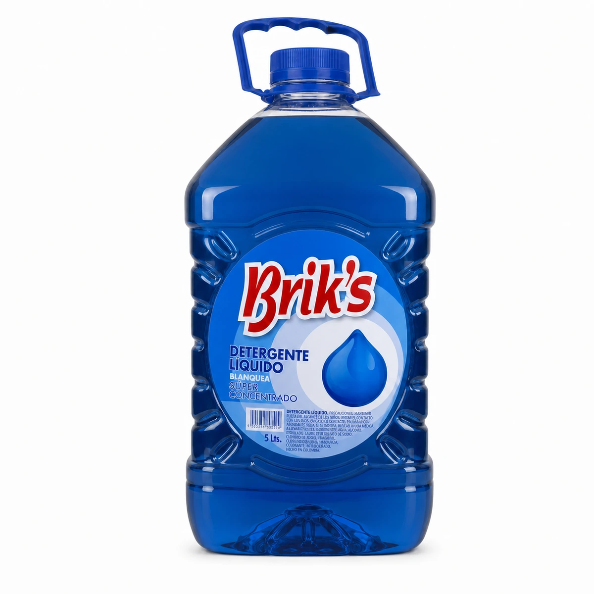 Detergente Líquido Brik’s Azul Súper Concentrado 5 L