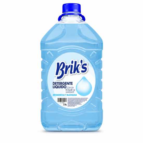 detergente-liquido-briks-celeste-toque-suavizante-5l Detergente Líquido Brik’s Celeste con Toque de Suavizante 5 L