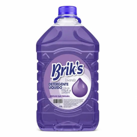 Detergente Líquido Brik’s Lavanda con Toque de Suavizante 5 L