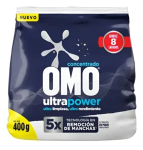 Detergente en Polvo OMO Ultra Power 400 g