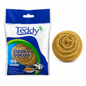 Esponja para Olla Teddy Dorada 1 Unidad