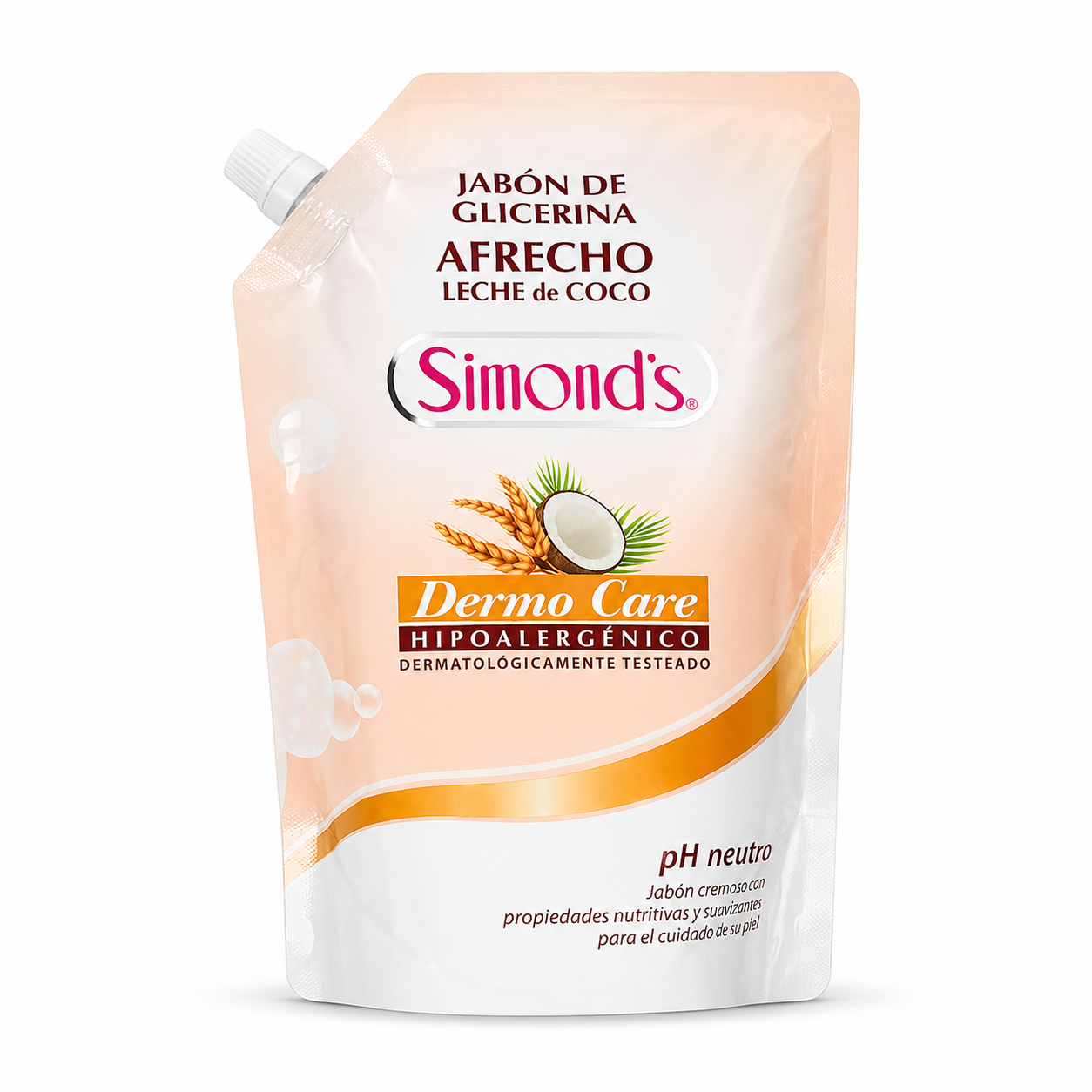 Jabón Líquido Simond’s Afrecho y Leche de Coco 750 ml