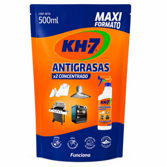 Limpiador Antigrasa KH-7 Recarga 500 ml